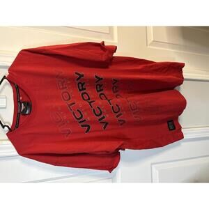Victory Motorcycles Red Graphic T-Shirt Size 2XL 329